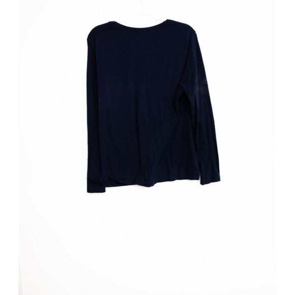 Mens Navy Blue Long Sleeve Shirt By Faded Glory - Picture 5 of 8